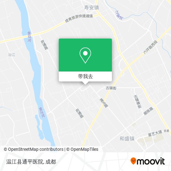 温江县通平医院地图