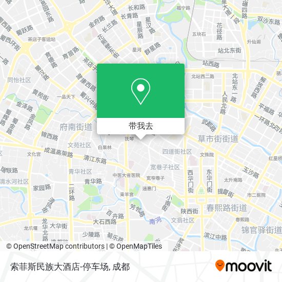 索菲斯民族大酒店-停车场地图