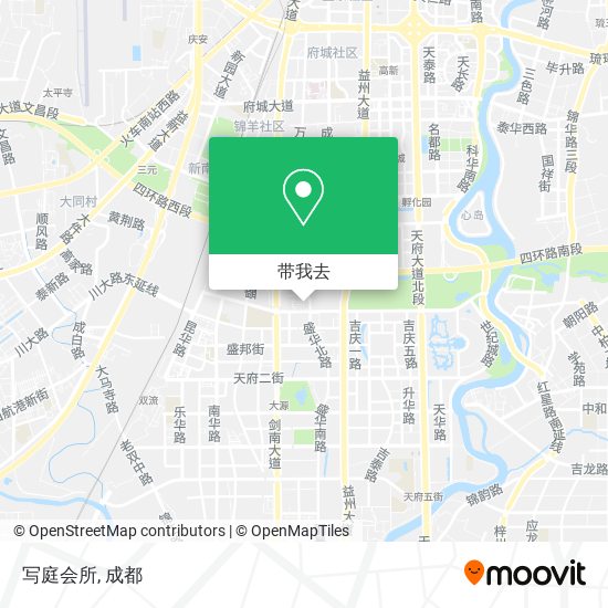 写庭会所地图