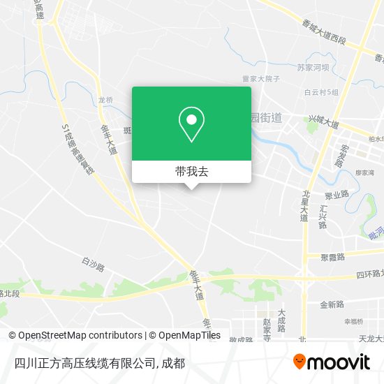 四川正方高压线缆有限公司地图