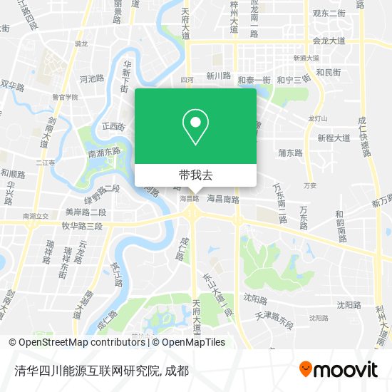 清华四川能源互联网研究院地图