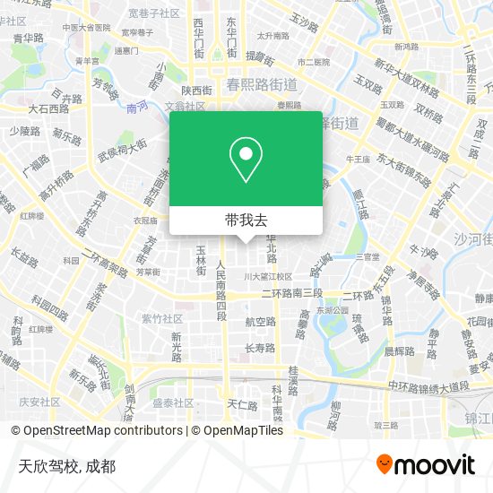天欣驾校地图