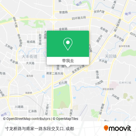 寸龙桥路与甫家一路东段交叉口地图