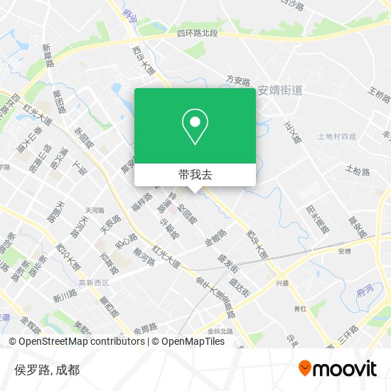 侯罗路地图