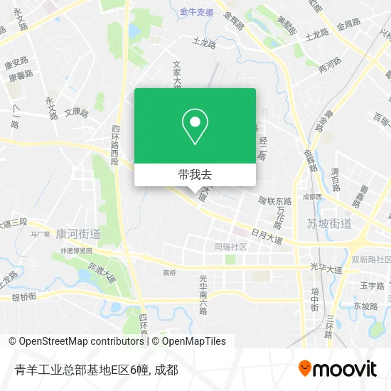 青羊工业总部基地E区6幢地图