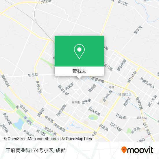 王府商业街174号小区地图