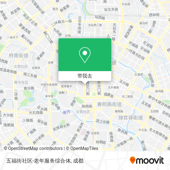 五福街社区-老年服务综合体地图