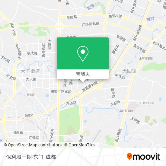 保利城一期-东门地图