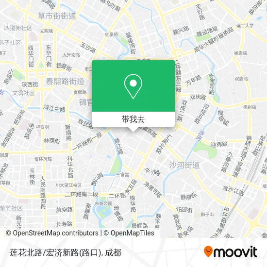 莲花北路/宏济新路(路口)地图