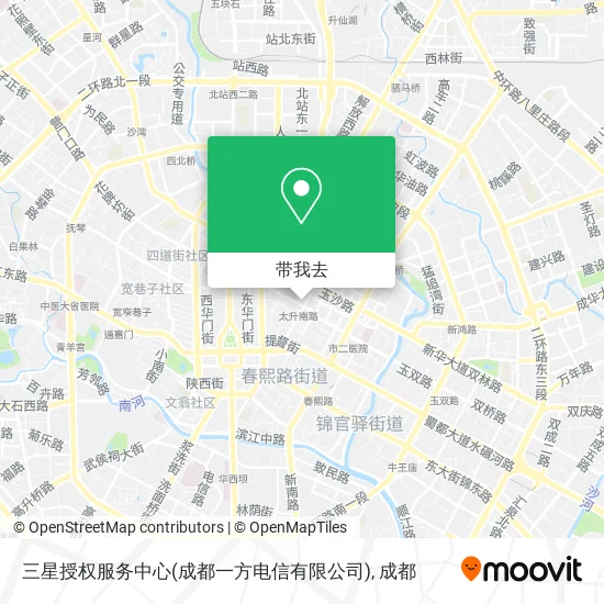 三星授权服务中心(成都一方电信有限公司)地图