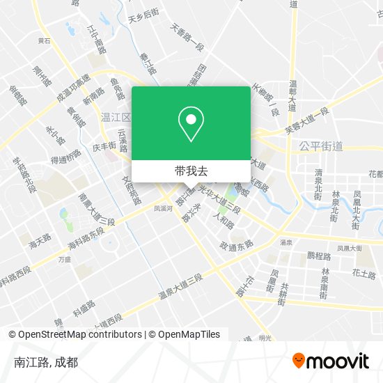 南江路地图