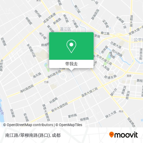南江路/翠柳南路(路口)地图