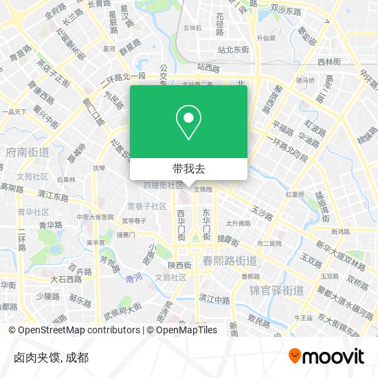 卤肉夹馍地图