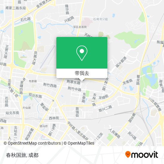 春秋国旅地图