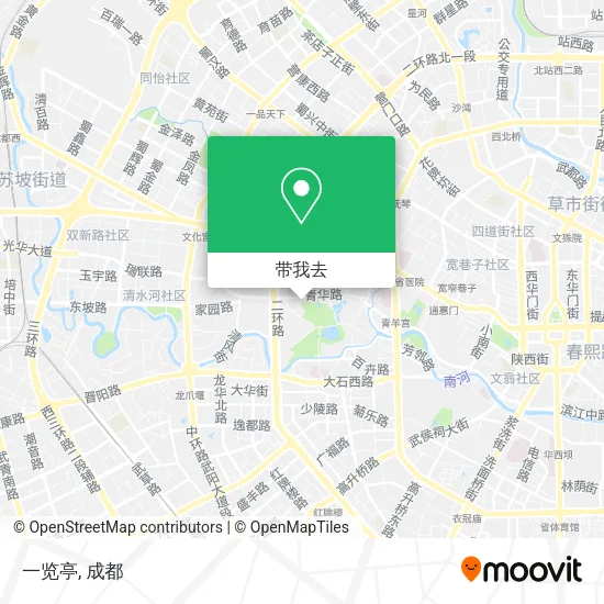 一览亭地图