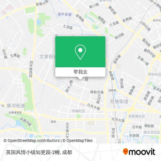 英国风情小镇知更园-2幢地图