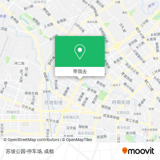 苏坡公园-停车场地图