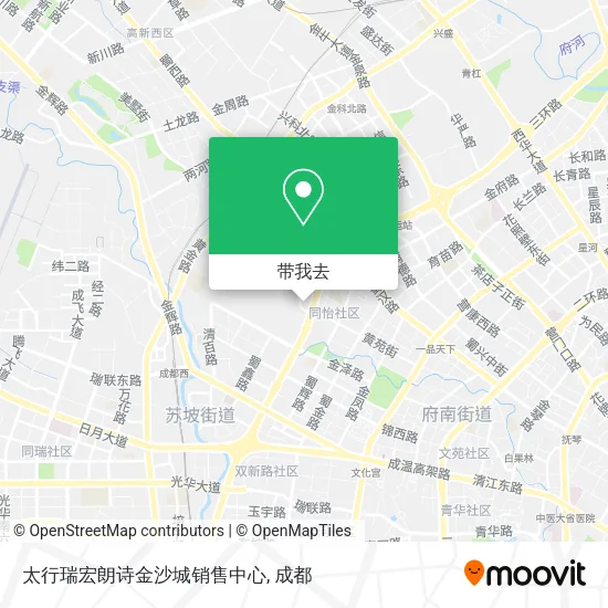 太行瑞宏朗诗金沙城销售中心地图