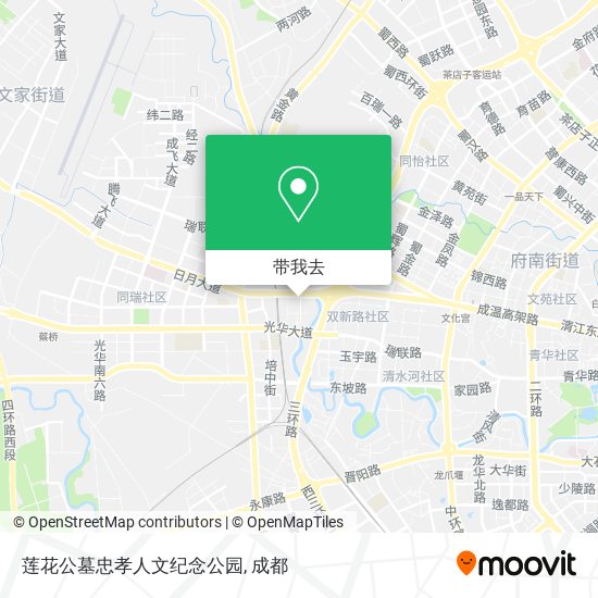 莲花公墓忠孝人文纪念公园地图