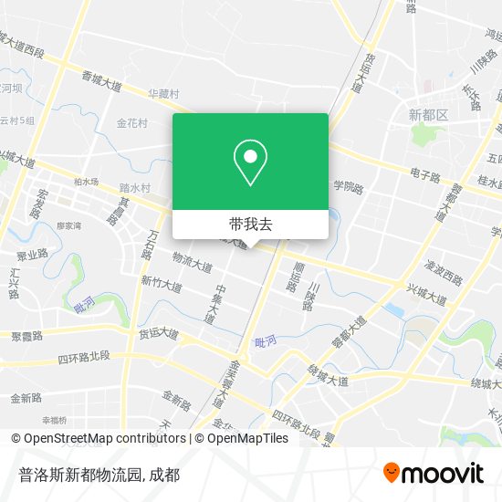 普洛斯新都物流园地图