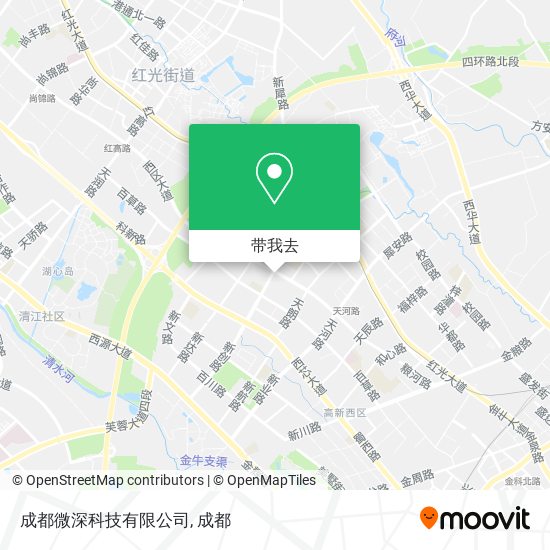 成都微深科技有限公司地图
