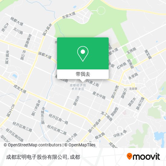 成都宏明电子股份有限公司地图