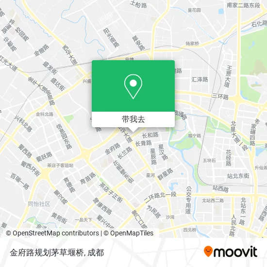金府路规划茅草堰桥地图