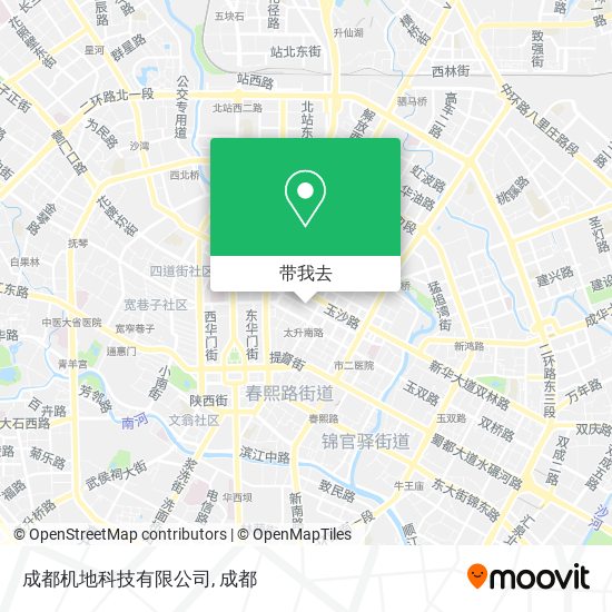 成都机地科技有限公司地图