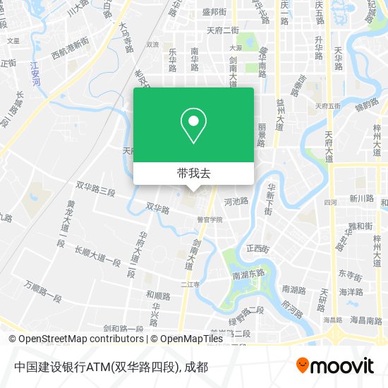 中国建设银行ATM(双华路四段)地图