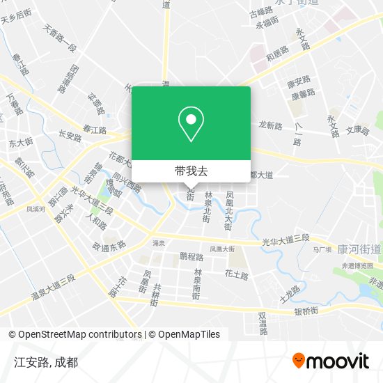 江安路地图