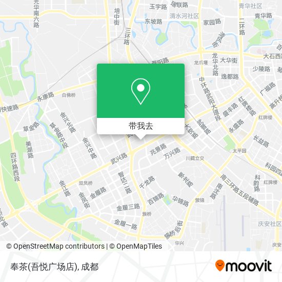 奉茶(吾悦广场店)地图