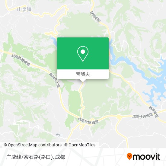广成线/茶石路(路口)地图