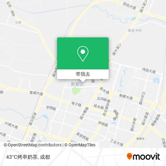 43°C烤串奶茶地图