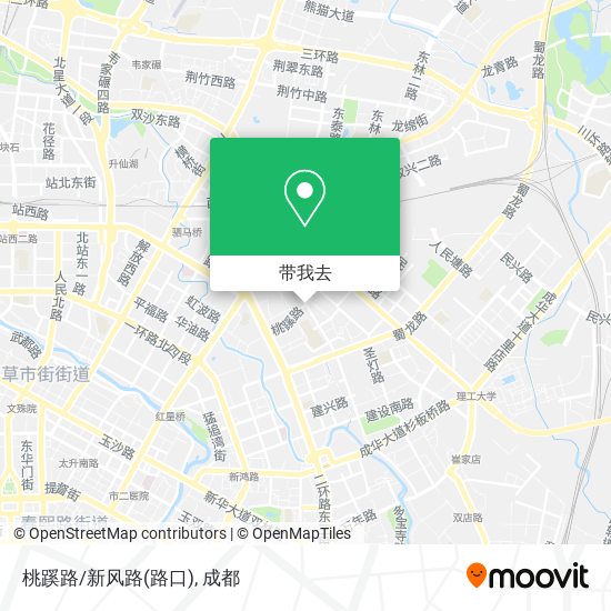 桃蹊路/新风路(路口)地图