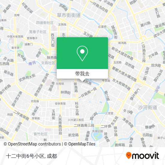 十二中街6号小区地图