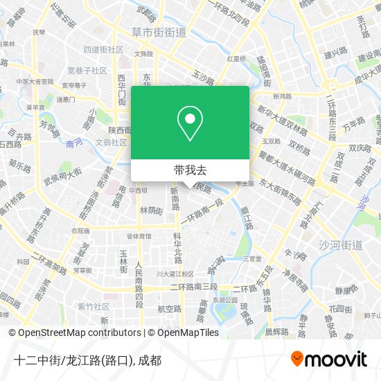 十二中街/龙江路(路口)地图