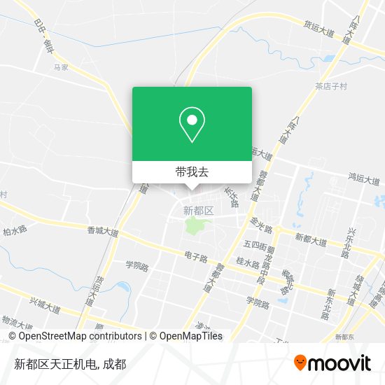 新都区天正机电地图