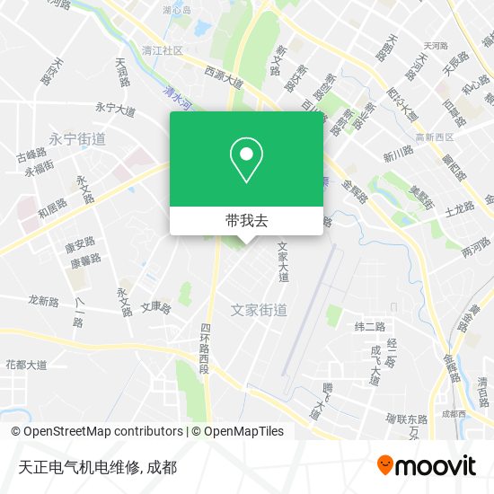 天正电气机电维修地图