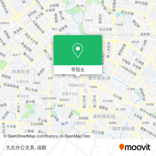 大志办公文具地图