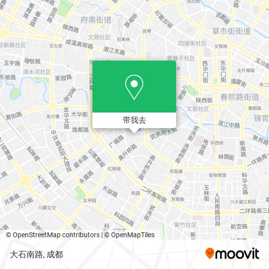 大石南路地图