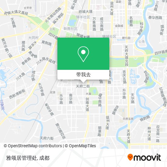 雅颂居管理处地图