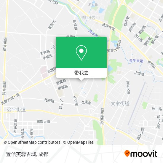 置信芙蓉古城地图