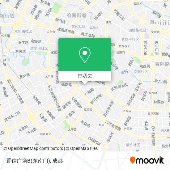 置信广场B(东南门)地图