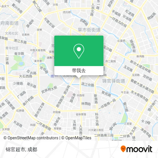 锦官超市地图