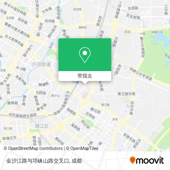金沙江路与邛崃山路交叉口地图
