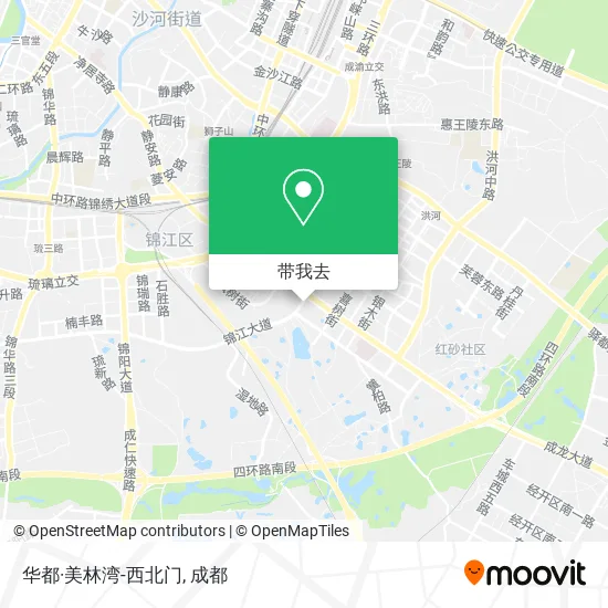 华都·美林湾-西北门地图