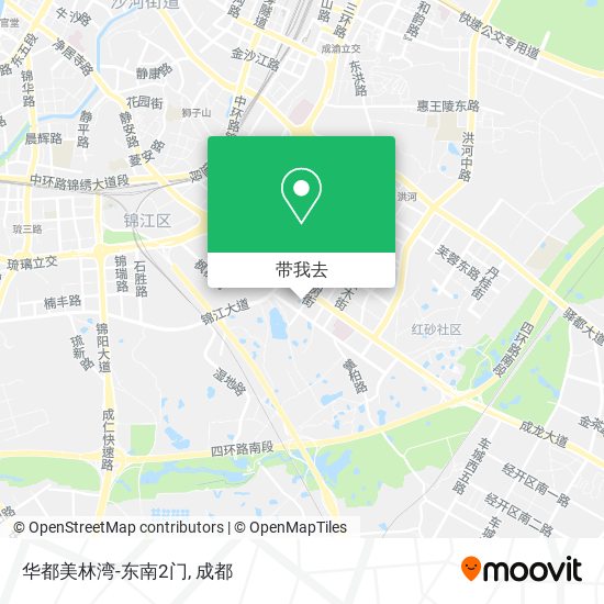 华都美林湾-东南2门地图
