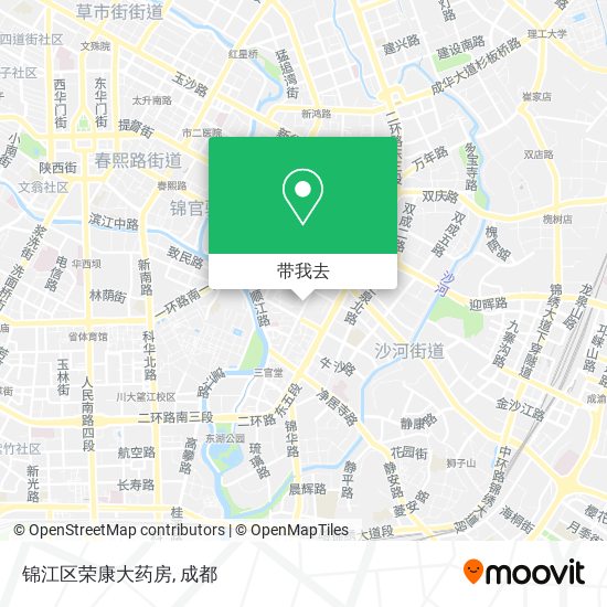 锦江区荣康大药房地图