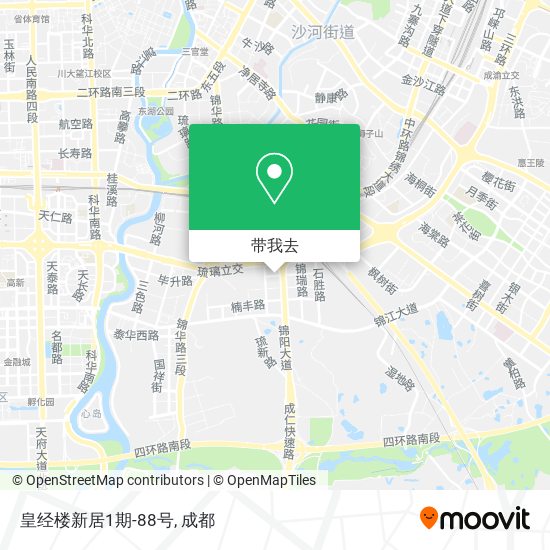 皇经楼新居1期-88号地图