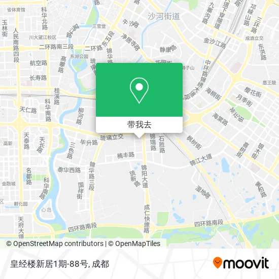 皇经楼新居1期-88号地图